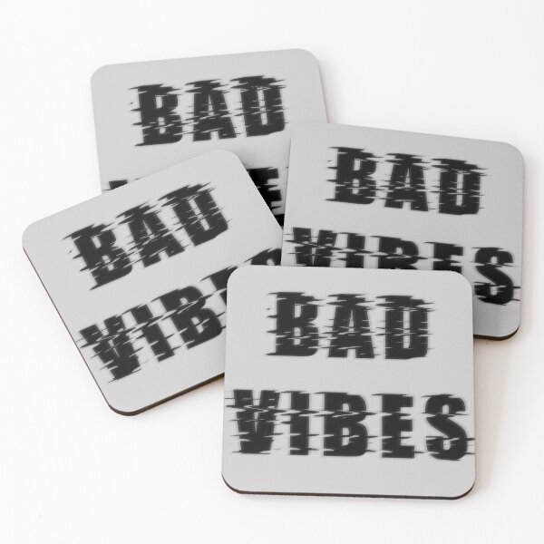 Item preview, Bad vibes glitch typography designed and sold by GnomelyDragon.