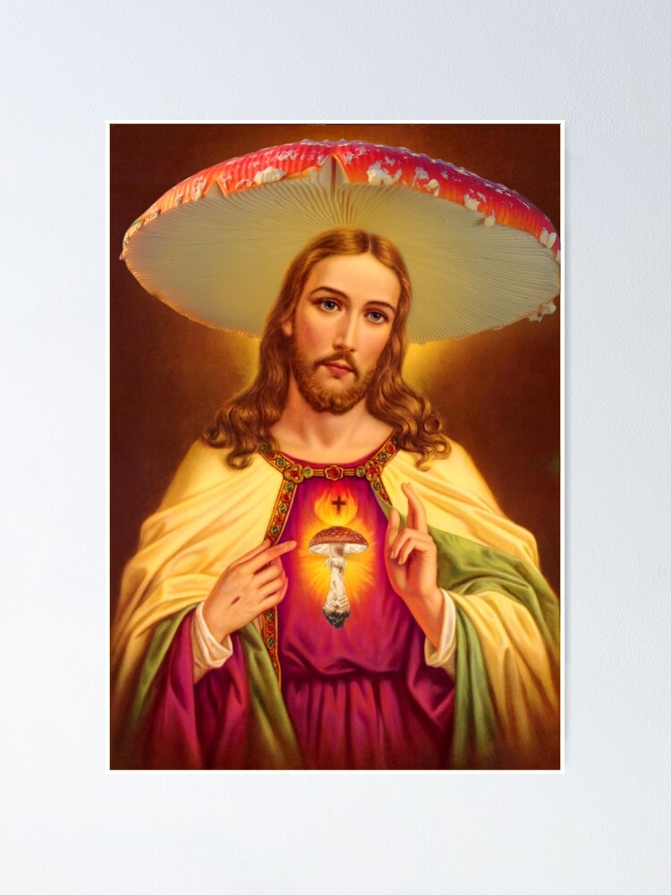 Mushroom Jesus, by me, this is always how I saw him