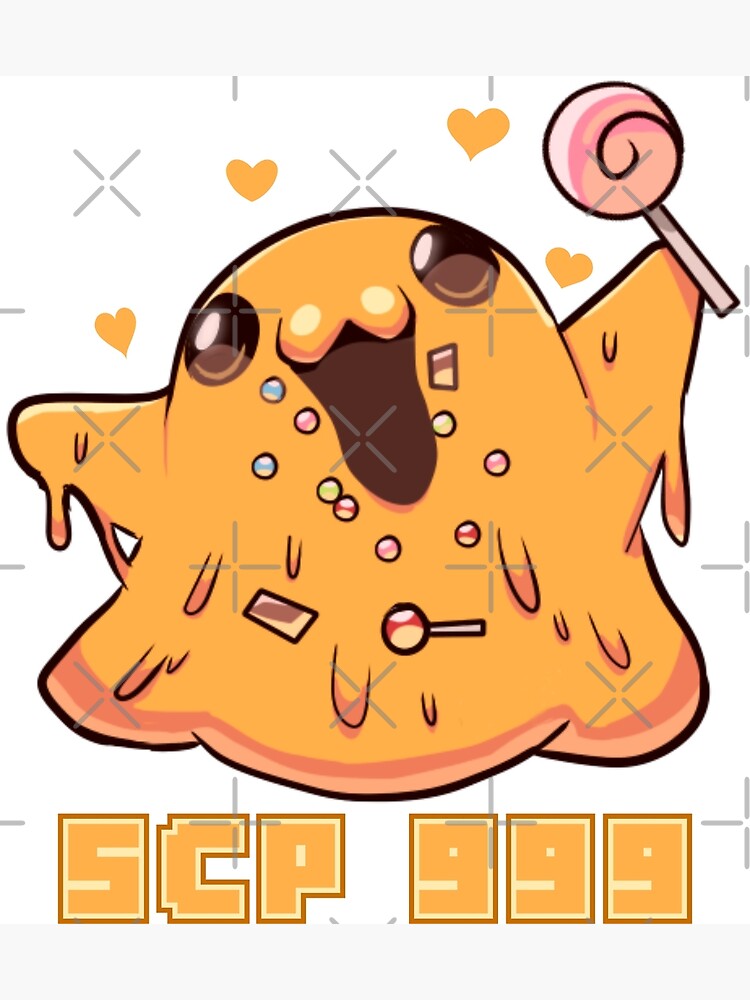 SCP-999 orange blob tickle monster Postcard for Sale by