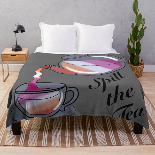 Item preview, Spill the tea Lesbian Flag designed and sold by NerdyCupcake559.