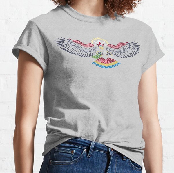 Colored Tribalish Braviary - The All-American Bird Classic T-Shirt