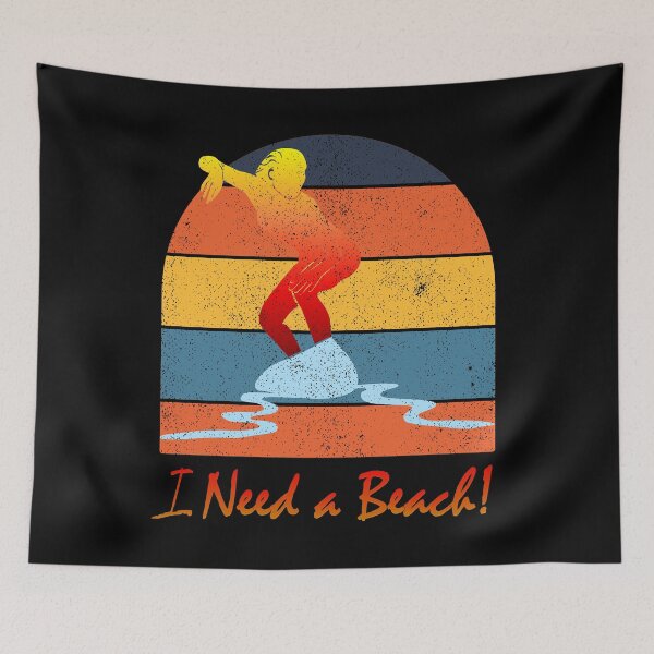 Item preview, 'I Need a Beach'... Surfer Girl designed and sold by Michael Pilinski.