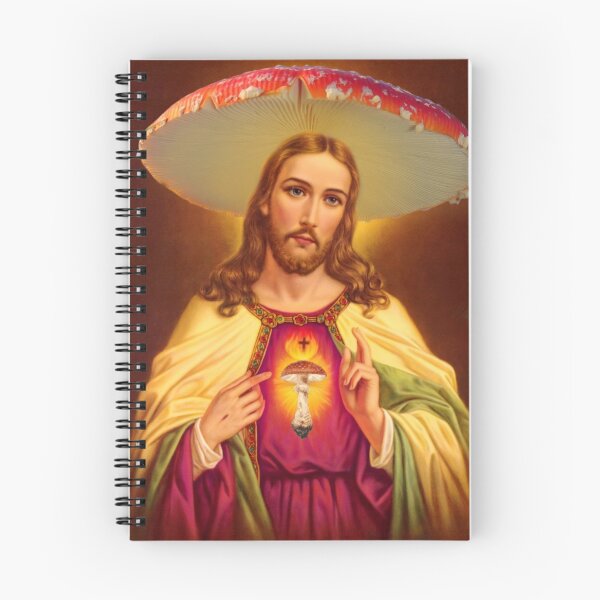 Item preview, Mushroom Jesus designed and sold by SpoolsandSpores.
