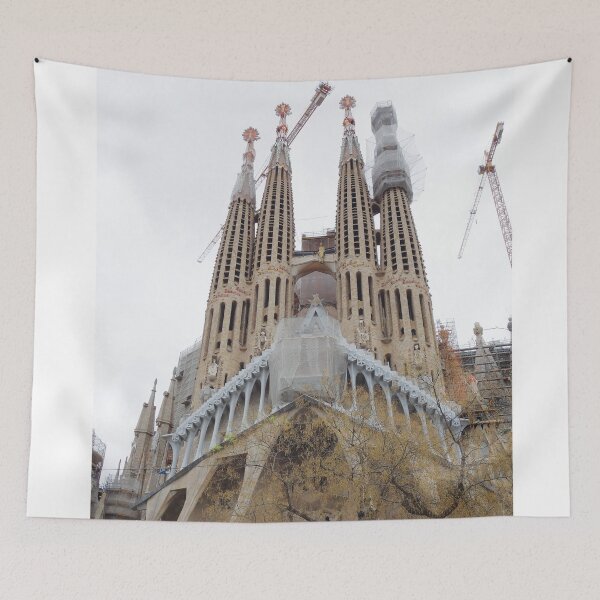 Item preview, The Basilica Sagrada Familia in Barcelona, Spain designed and sold by Yolanda Designs.