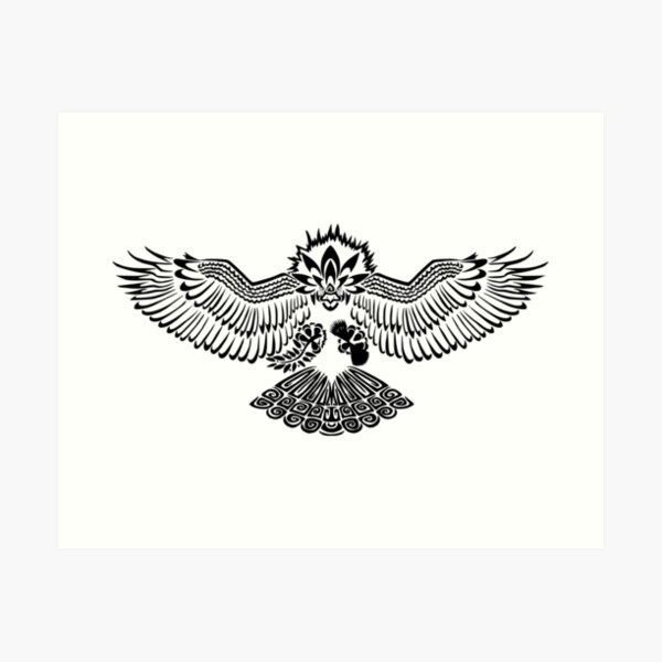Tribalish Braviary - The All-American Bird Art Print