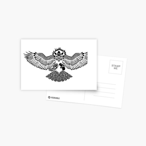 Tribalish Braviary - The All-American Bird Postcard