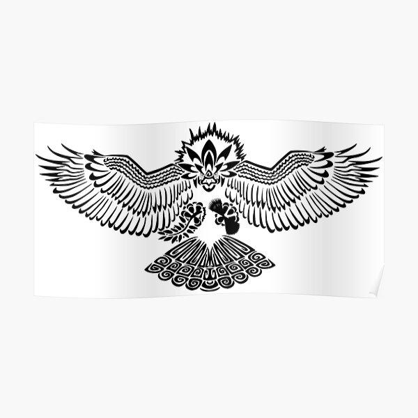 Tribalish Braviary - The All-American Bird Poster