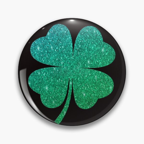 Item preview, St Patricks Day, Ombre Green Faux Glitter 4 Leaf Clover designed and sold by Felicity-K.