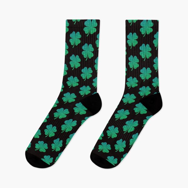 Item preview, St Patricks Day, Ombre Green Faux Glitter 4 Leaf Clover designed and sold by Felicity-K.