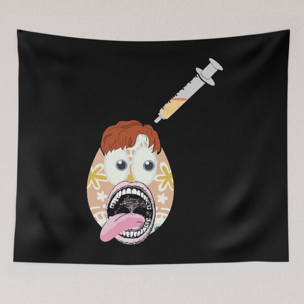 Item preview, Creepy Easter egg gets vaccinated designed and sold by oxoxoxo.