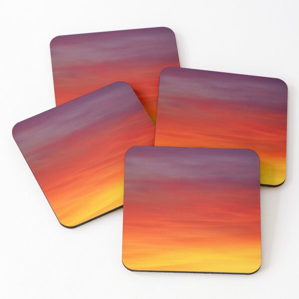 Item preview, Florida shaded yellow orange red sky sunset landscape designed and sold by August-E.