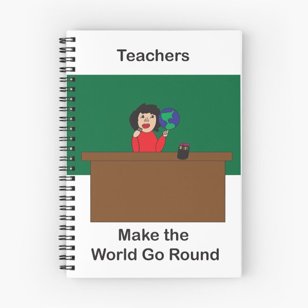 Item preview, Teachers Make the World Go Round designed and sold by ValeriesGallery.