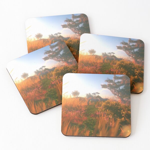 Item preview, Horses grazing designed and sold by Ngaiseot.