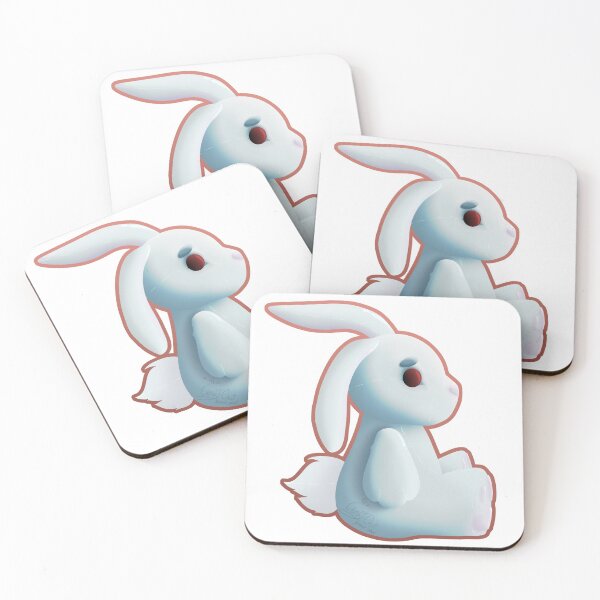 Item preview, red eyed rabbit plush designed and sold by CastOutArtist.