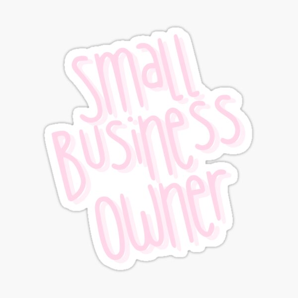 Item preview, Small Business Owner (pink) designed and sold by bendywendy.