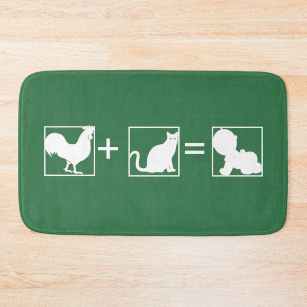 Item preview, Pictograph of Chicken, Cat and Baby Illustrating how babies are made designed and sold by Quotes-I-Wear.