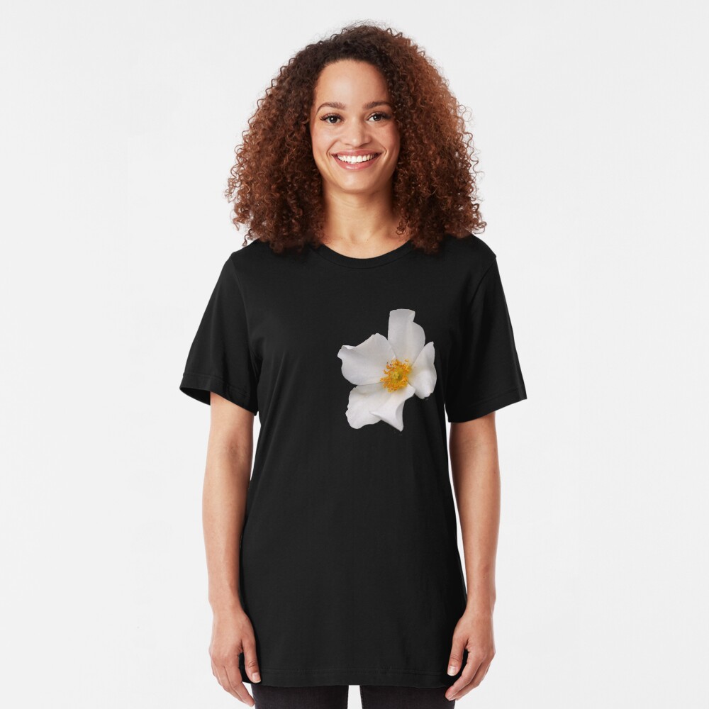 California Winter Rose Slim Fit T-Shirt
