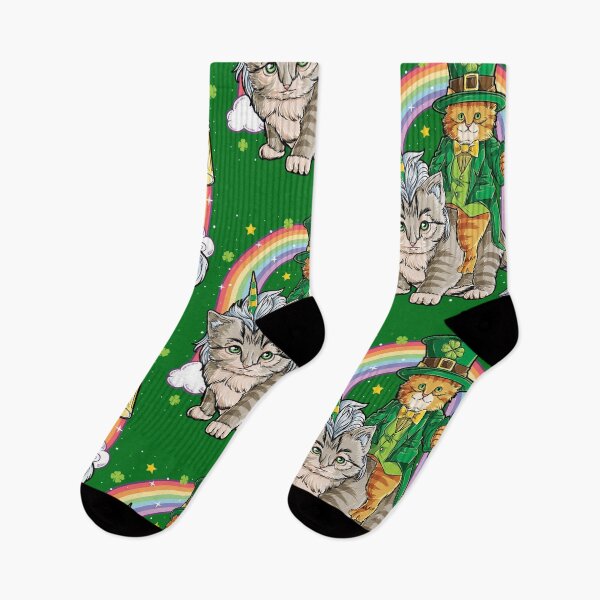 Item preview, Cat Unicorn Leprechaun Rainbow designed and sold by zedbubblez.