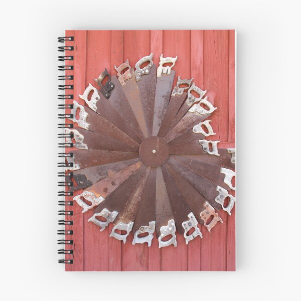 Item preview, Rusty saws radial art designed and sold by Rennie Palmer.