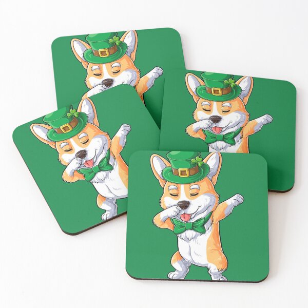 Item preview, Dabbing Corgi Leprechaun designed and sold by zedbubblez.