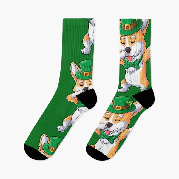 Item preview, Dabbing Corgi Leprechaun designed and sold by zedbubblez.