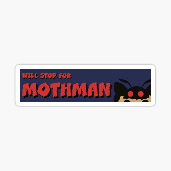 Mothman Bumper Sticker