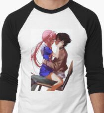 Mirai Nikki Men's Baseball ¾ T-Shirt