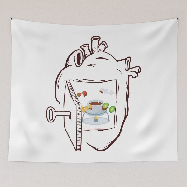 Item preview, Chocolate Fondue In My Heart designed and sold by foodisthekey.