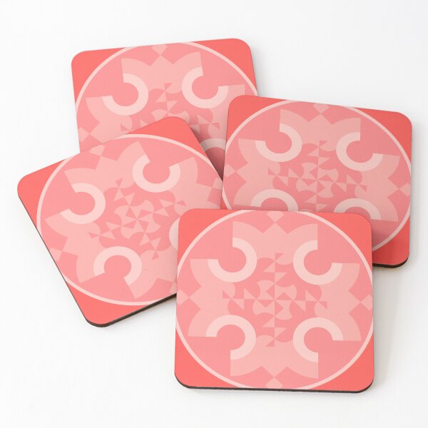 Item preview, Swirl Ornament in Salmon Pink 02 designed and sold by vortexatelier.