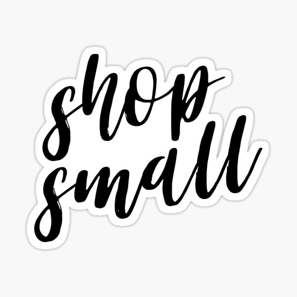 Item preview, shop small (black) designed and sold by bendywendy.