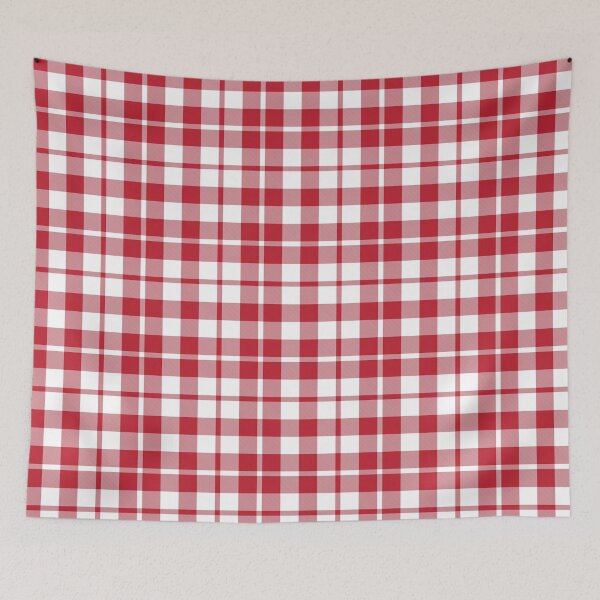 Item preview, Red Plaid Tartan Textured Pattern designed and sold by Siu-Hong Mok.