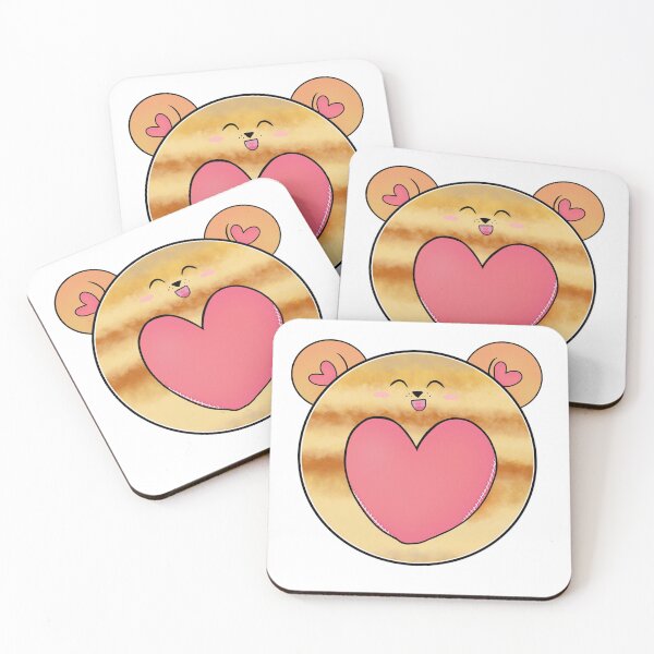 Item preview, Valentines Jupiter Teddy Bear with Heart designed and sold by KilonovaGames.