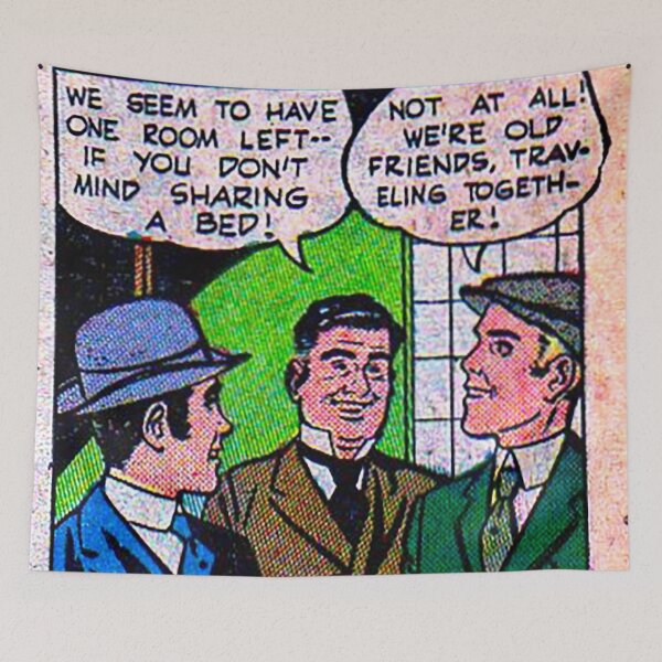 Item preview, One bed, 2 Guys, 1950s Comic designed and sold by Nostrathomas66.