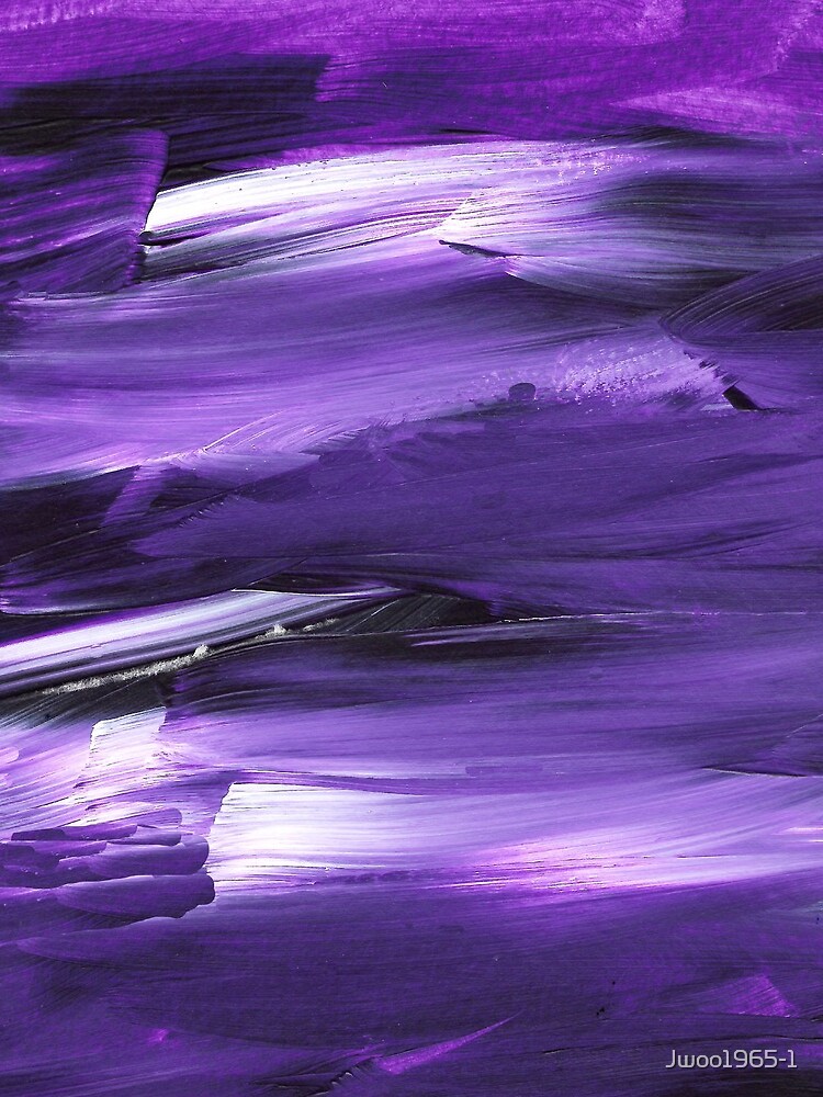 Watercolor Paintbrush Purple Pattern by Jwoo1965-1