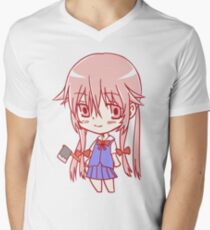Mirai Nikki Men's V-Neck T-Shirt