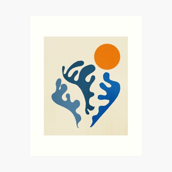 Dancing Sea Matisse Art Print