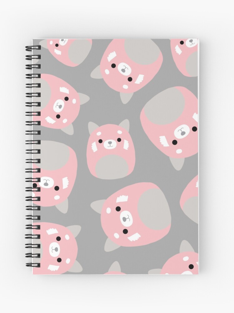 Squishmallows Mischa The Redpanda Cute Squishmallow Art Spiral Notebook For Sale By Natashamiaow Redbubble