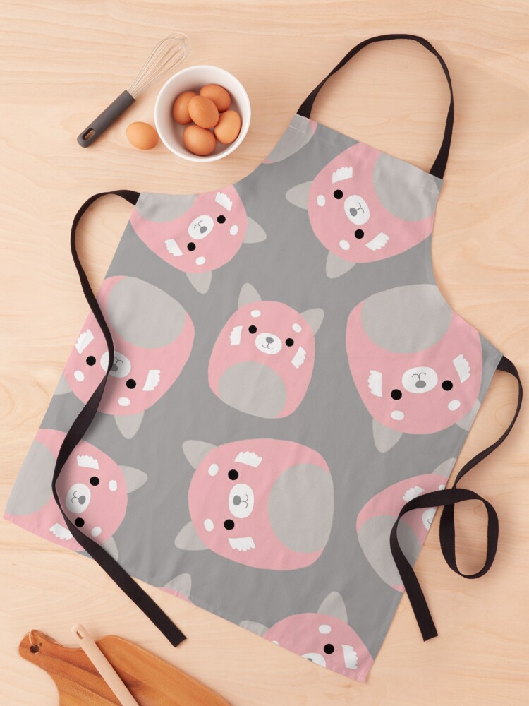 Squishmallows Mischa The Redpanda Cute Squishmallow Art Apron By Natashamiaow Redbubble