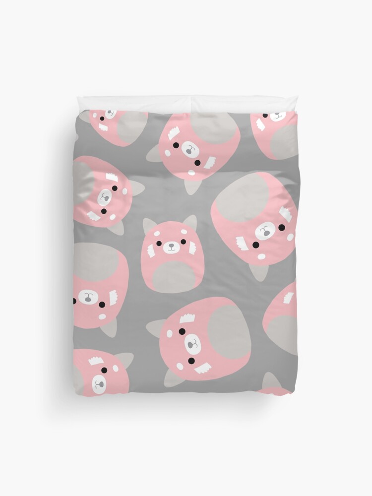 Squishmallows Mischa The Redpanda Cute Squishmallow Art Duvet Cover For Sale By Natashamiaow Redbubble