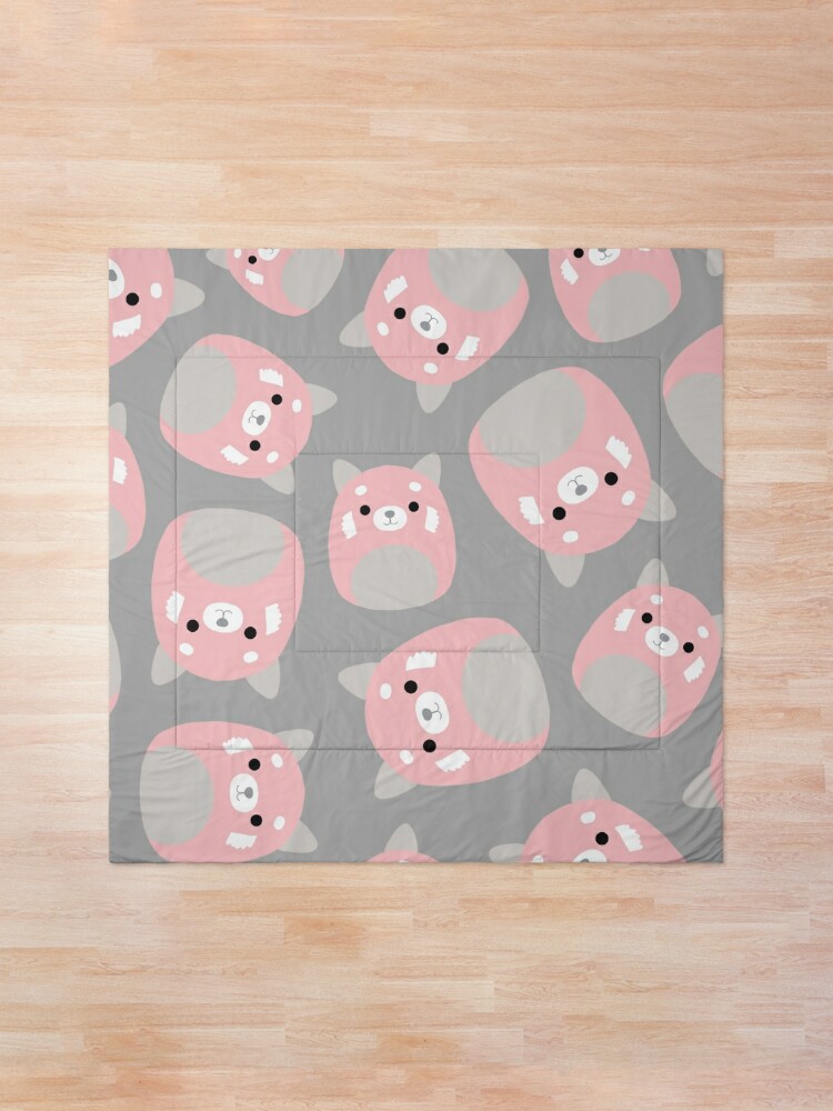 Squishmallows Mischa The Redpanda Cute Squishmallow Art Comforter By Natashamiaow Redbubble