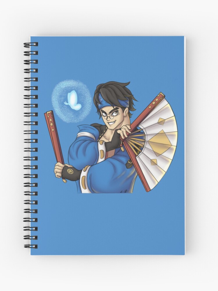 Anji Mito, CLEAR vrs Spiral Notebook for Sale by LUIS-KOA