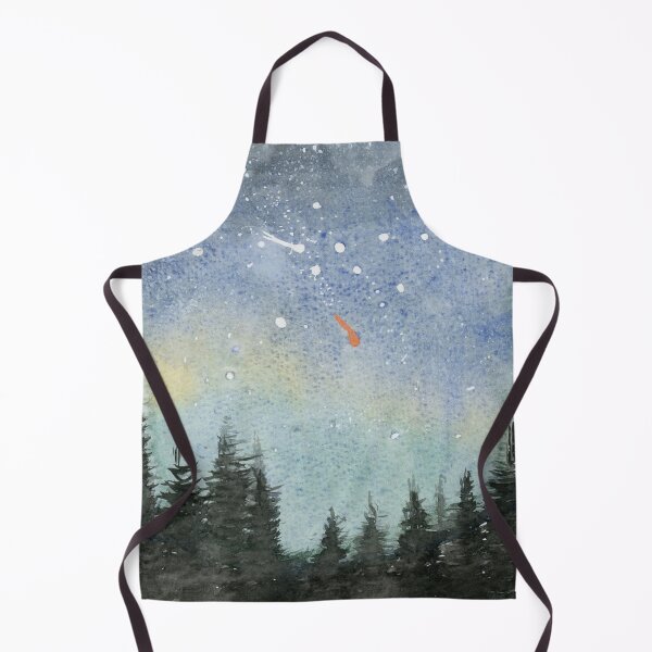 Item preview, Night at the Forest. Watercolor Painting designed and sold by Eugenia Alvarez.