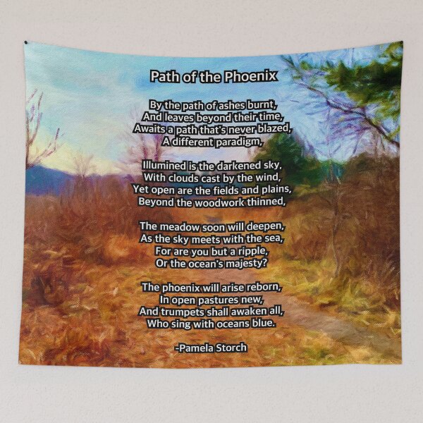 Item preview, Path of the Phoenix Poem designed and sold by Pamela Storch.