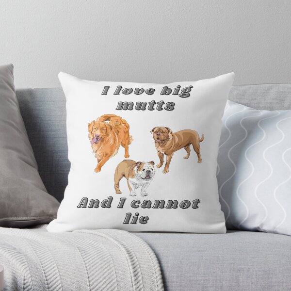 I like big mutts hot sale pillow