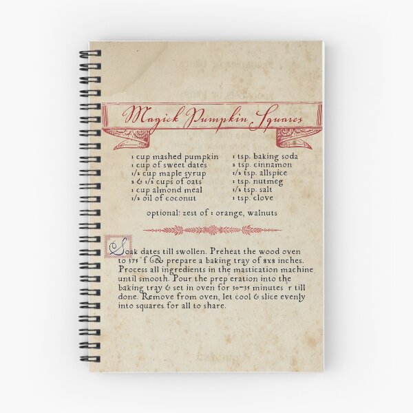 Item preview, Recipe: Magick Pumpkin Squares designed and sold by FigTreeMagick.