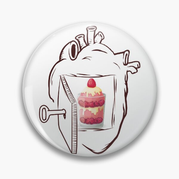 Item preview, Raspberry Parfait In My Heart designed and sold by foodisthekey.