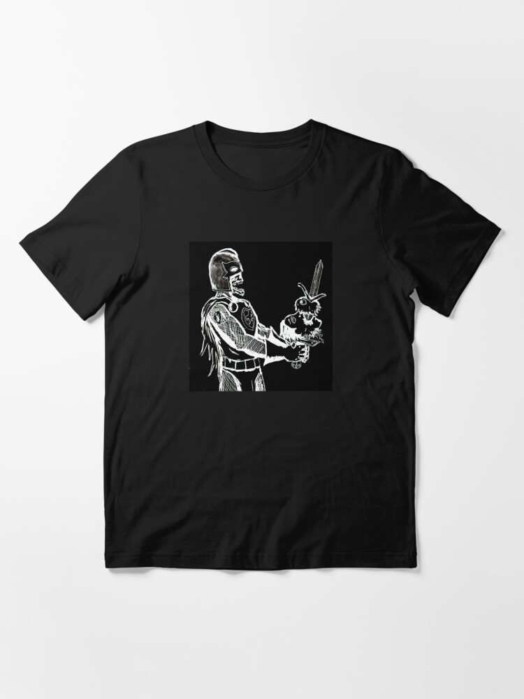 Alternate view of Zombie Black Knight Essential T-Shirt