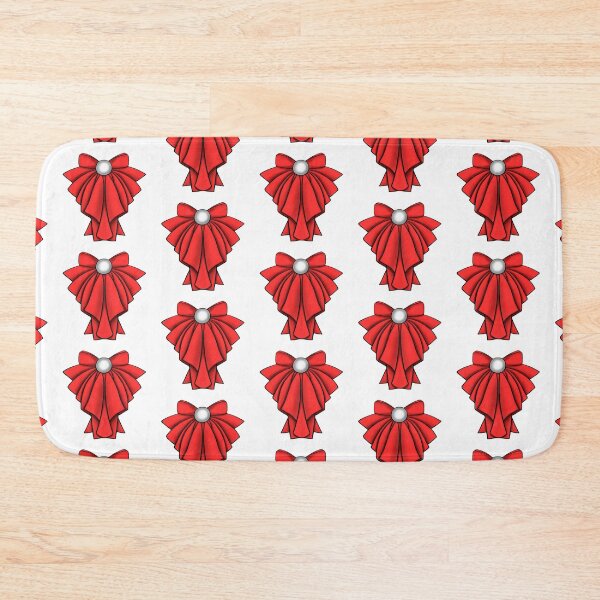 Item preview, painted stylized red frill tie with bow designed and sold by nataliavavilina.