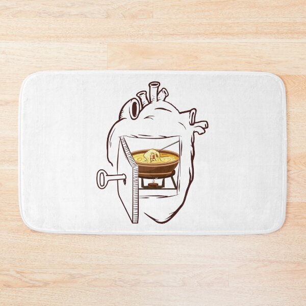 Item preview, Cheese Fondue In My Heart designed and sold by foodisthekey.