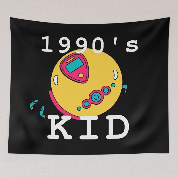 Item preview, 1990s Kid T-shirt, Retro Vintage Discman T-shirt White Ink designed and sold by KananiandKiki.
